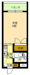 第2キャンパスマンション【2階】の間取り