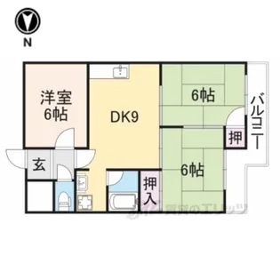 第3サンコウハイツ【3階】の間取り