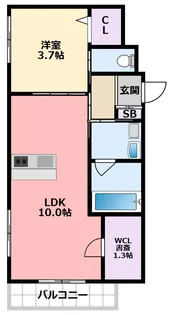 GRANKOBELIA津門大箇町【2階】の間取り