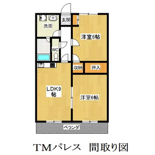 TMパレス【2階】の間取り