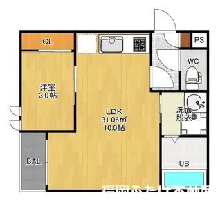 GRANDTIC桜並木【1階】の間取り