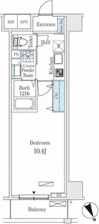 グロリアコート市川【4階】の間取り