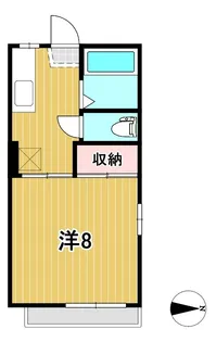 クレールハウス【1階】の間取り