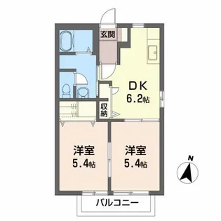 エミネンスIIE【2階】の間取り