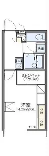 レオパレス高砂II【1階】の間取り