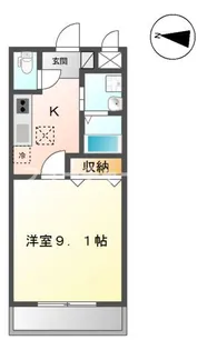 アリエッタ赤塚【1階】の間取り