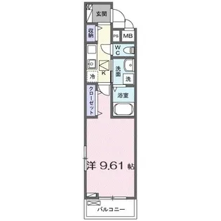 ル・ボワ【1階】の間取り