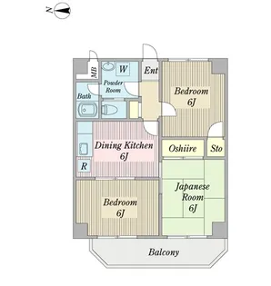 マリンクス・NSビル【4階】の間取り