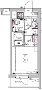 SYNEX YOKOHAMA-SHIMMACHI【5階】の間取り