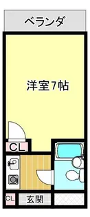 TBレジデンス大分駅前【6階】の間取り