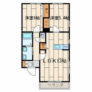 エグゼ湘南【3階】の間取り