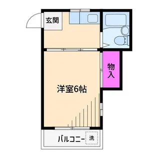 ワースエステイツ【2階】の間取り