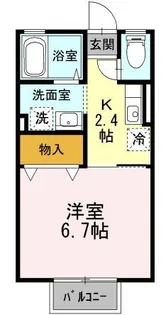 ヴィブレ・S【1階】の間取り