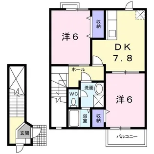 ベラ・カ-サ【2階】の間取り