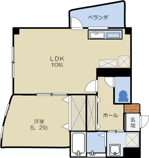 オーパス桜町【3階】の間取り