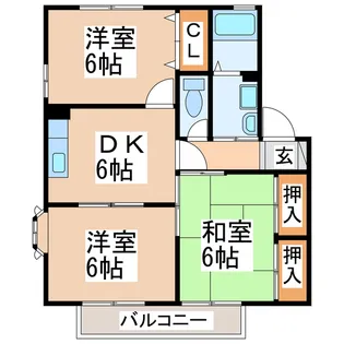 エスポアールアイ【1階】の間取り