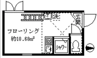 シエスタ永和I【1階】の間取り