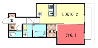 レグルス【1階】の間取り