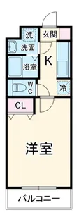 ブリアール【4階】の間取り