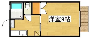 サニーコート B棟【1階】の間取り