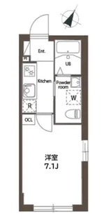 ドムス・スタイル目黒不動前【2階】の間取り