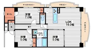 インプルーブ天満大手通【11階】の間取り