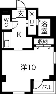 リヴィエム【2階】の間取り
