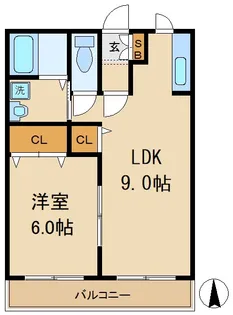 FLOURISH【2階】の間取り