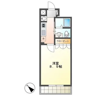 Y.Camphrier【2階】の間取り