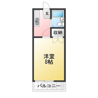ティーダ【1階】の間取り