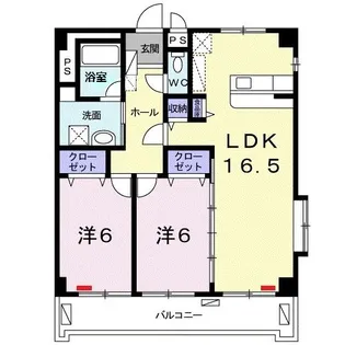 グランレイス・首里【4階】の間取り