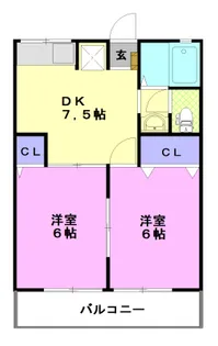 エスポワール C【2階】の間取り