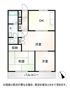 サンドミール北本【2階】の間取り