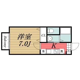 千葉県印西市大森【アパート】の間取り