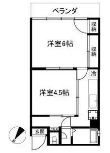 都ビル【6階】の間取り