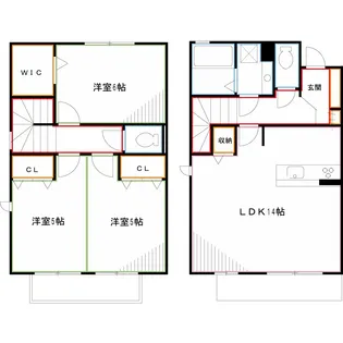 カトレア ヴィオレの間取り