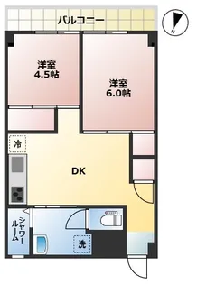 大同コーポ赤羽【3階】の間取り