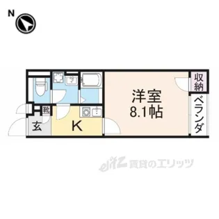 クレイノあさがお【1階】の間取り