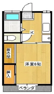 シエスタII【1階】の間取り