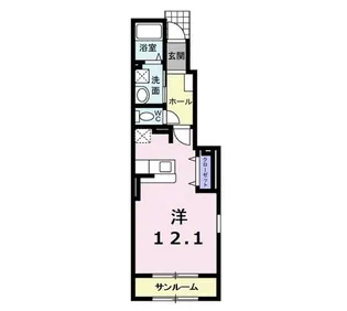 メゾン・ノワール【1階】の間取り