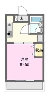 YUYUハイツ【2階】の間取り
