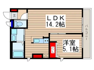 West Sing【3階】の間取り