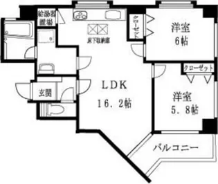 サウスウエストプラザ【11階】の間取り