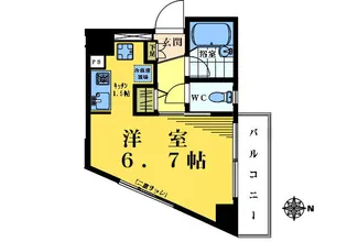 ガンチーニ上落合【4階】の間取り