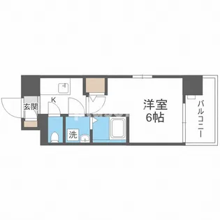 エスリード弁天町ポートヴィラ【9階】の間取り