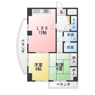 ネオハイツ旭【3階】の間取り