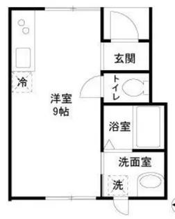 メゾン桜坂【1階】の間取り