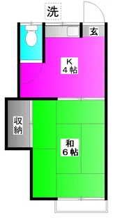 コーポ豊田【2階】の間取り