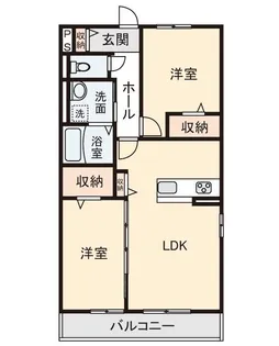 SOUTH・SIDEI【1階】の間取り