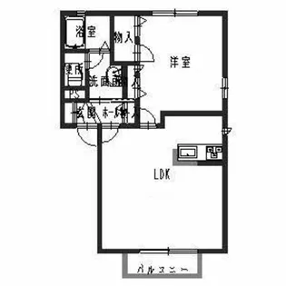ルーチェ・ベガA【1階】の間取り